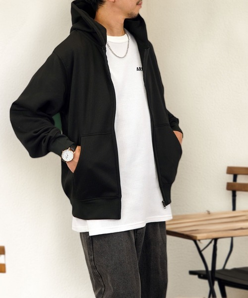 BURNER（バーナー） パーカー 「GROOVY STORE」ZIPパーカー 裏起毛