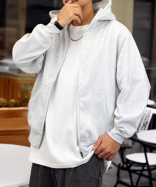 BURNER（バーナー） パーカー 「GROOVY STORE」ZIPパーカー 裏起毛