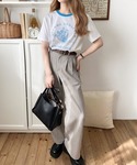 tシャツ 半袖 トレンドのディテールが魅力。シ...の詳細画像4