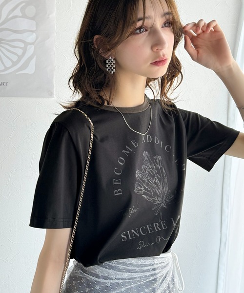 classicalelf tシャツ トレンドのディテールが魅力。シルケット