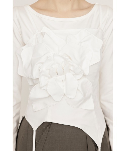 SLY キャミソール FLOWER MOTIF BUSTIER フラワー モチーフ