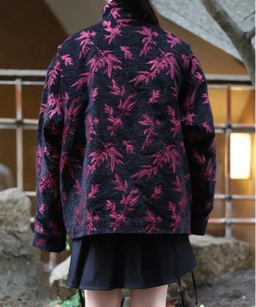 AXESーX ブルゾン アウター 竹林ジャガードブルゾン メンズ : ZOZOTOWN