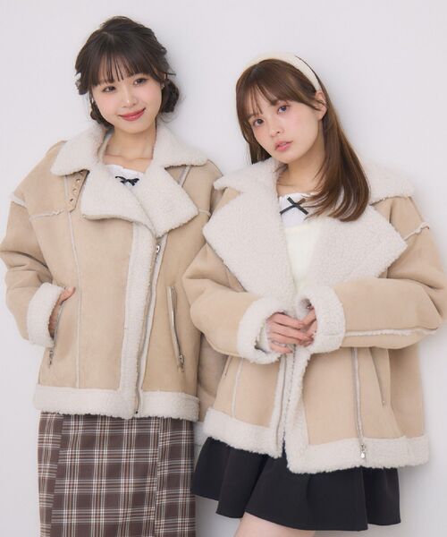 Emsexcite（エムズエキサイト） コート アウター ボアフライトJK