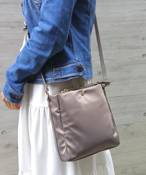 PEDIR ショルダーバッグ バッグ 2WAY ナイロン ミニショルダー