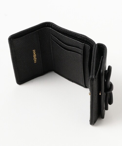 Hashibami 財布 「WEB限定」Hashibami / レザー リボン 3つ折り