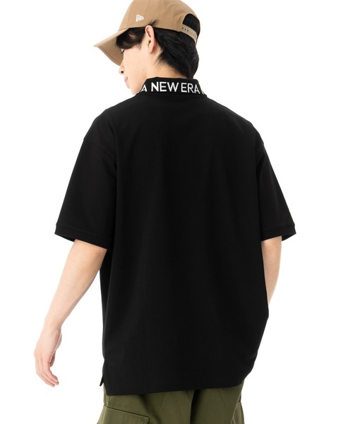 NEW ERA ポロシャツ ブラック Lサイズ NEW ERA（ニューエラ） ポロシャツ 半袖 半袖ポロシャツ オーバー