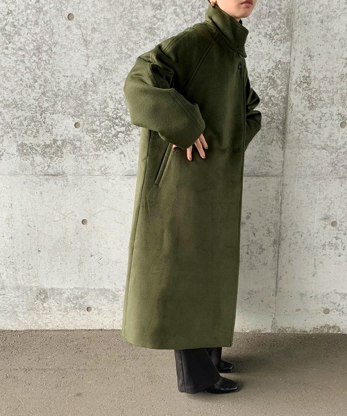 select MOCA by son」 コート FREE ダークブラウン レディース