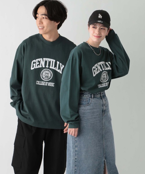 GLOBAL WORK（グローバルワーク） tシャツ ヘビロッTEE/プリント/長袖