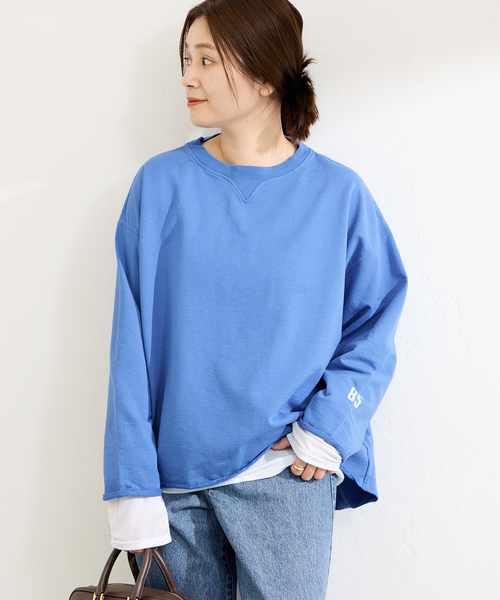 tシャツ 「追加」別注「RIDING HIGH/ライディングハイ」7.5OZ インレーカットオフT レディース