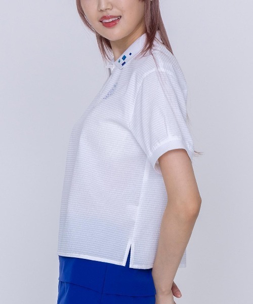 archivio（アルチビオ） ポロシャツ ポロ 「LADIES」サッカー地撥水