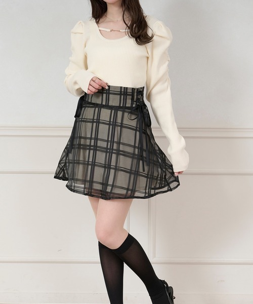 EXCENTRIQUEハイウエストスカート 楽天市場】【SALE／70%OFF】ストレッチサスツキハイウエスト