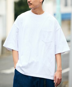tシャツ 限定展開 9オンス Heavyweight ビッグシルエット クルーネック ポケットTシャツ/ヘビーウェイト メンズ