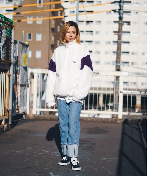 「Reebok」 ブルゾン LARGE ホワイト メンズ_画像6