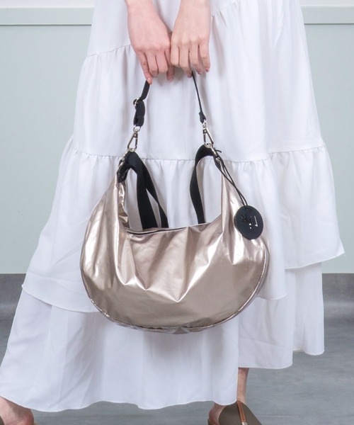 JACK GOMME ジャックゴム(25E1969 LVO) CHARLIE 2WAYバッグ CHARLIE LIGHT HALF-MOON BAG