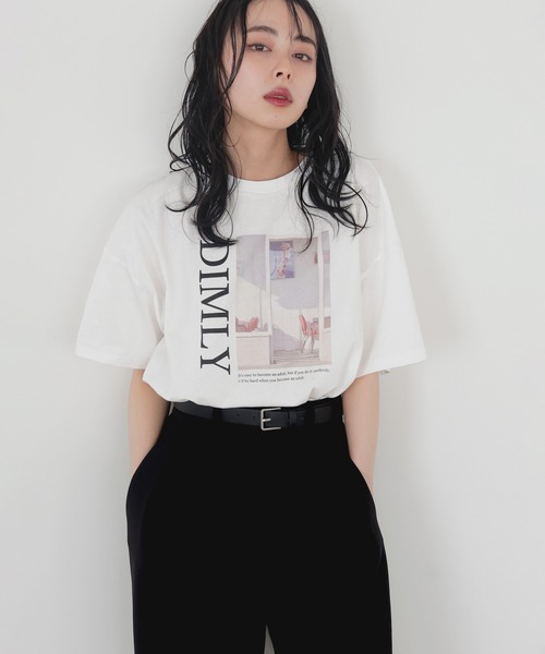 tシャツ フォトプリント半袖Tee レディース 楽天市場】【店内全品30％OFFクーポン】8/5 23:59まで□フォト