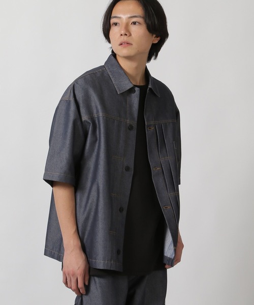 LAKOLE（ラコレ） シャツ 「セットアップ可」CVCトラックシャツ