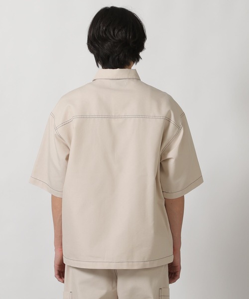 LAKOLE（ラコレ） シャツ 「セットアップ可」CVCトラックシャツ