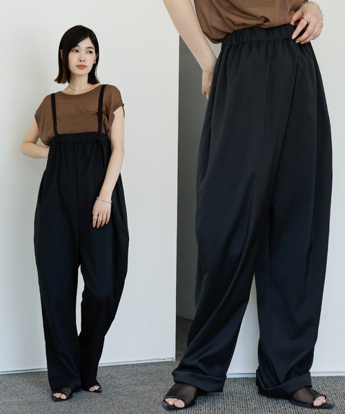 select MOCA Et サロペット オーバーオール 「Et」Tapered overalls