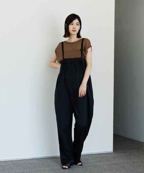 select MOCA Et サロペット オーバーオール 「Et」Tapered overalls