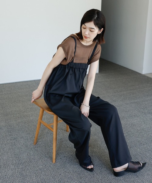 select MOCA Et サロペット オーバーオール 「Et」Tapered overalls