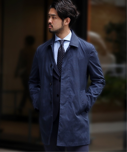 [美品]ステンカラーコート　エディフィス　komatsu EDIFICE（エディフィス） 「Komatsu」ステンカラーコート 44 グレー