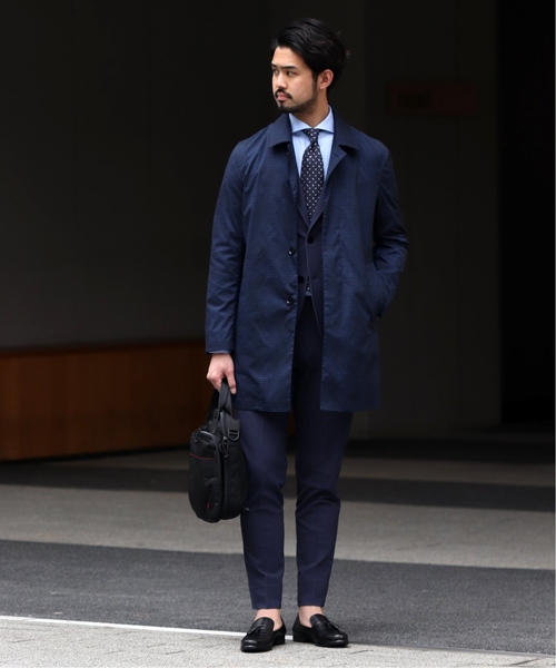 EDIFICE（エディフィス） 「Komatsu」ステンカラーコート 44 グレー