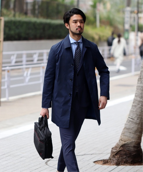 EDIFICE（エディフィス） 「Komatsu」ステンカラーコート 44 グレー