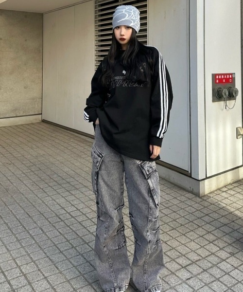 トレーナー スウェット トレンドユニフォームスウェット レディース