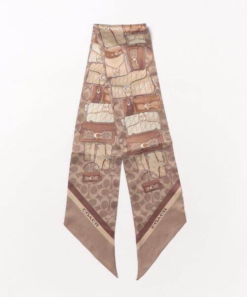 COACH 大判　スカーフ　美品　scarf 総柄 89796chk.jpg