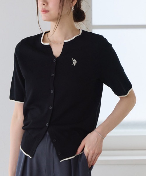 U.S. POLO ASSN.（ユーエスポロアッスン） カーディガン 半袖