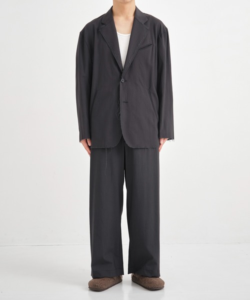 ジャケット テーラードジャケット 別注wool broken jacket メンズの画像