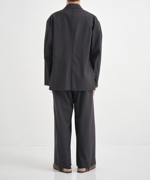 ジャケット テーラードジャケット 別注wool broken jacket メンズの画像