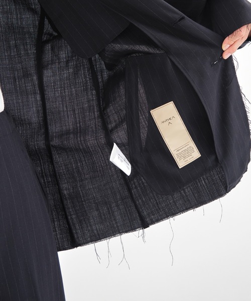 ジャケット テーラードジャケット 別注wool broken jacket メンズの画像