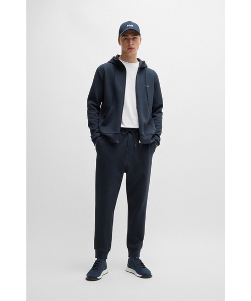 HUGO BOSS　トラックジャケット　パンツ　セットアップ　XXL　ネイビー HUGO BOSS トラックジャケット パンツ セットアップ XXL