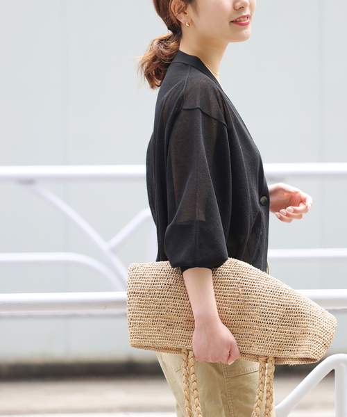 JOURNAL STANDARD relume カーディガン サマーニットVネック