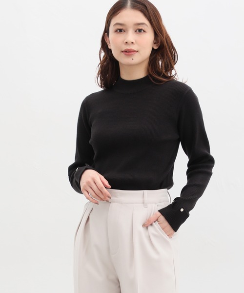 「Honeys」 「GLACIER」長袖ニット M モカ レディース_画像6