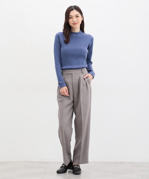 「Honeys」 「GLACIER」長袖ニット M モカ レディース_画像7