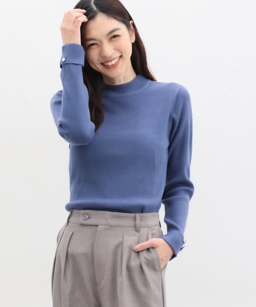 「Honeys」 「GLACIER」長袖ニット M モカ レディース_画像8