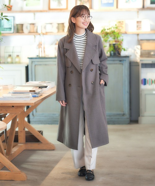 「Honeys」 「GLACIER」長袖ニット M モカ レディース_画像9