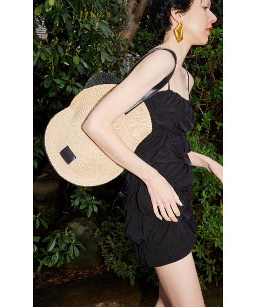 OMMO（オーエムエムオー） キャミソール IRREGULAR SHIRRING CAMISOLE