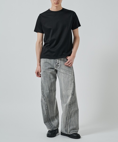 NVRFRGT ジーンズ 「NVRFRGT」別注 3D TWISTED WIDE LEG JEANS