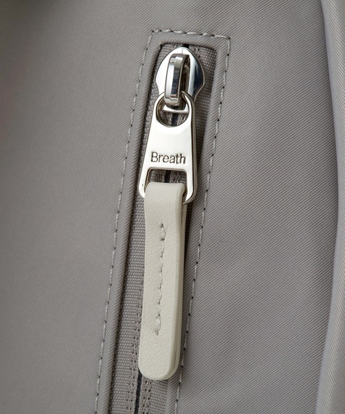 デイバック リュック 「Breath TOPKAPI」「撥水」ツヤ ナイロン レザーハンドル ミニ リュック レディース