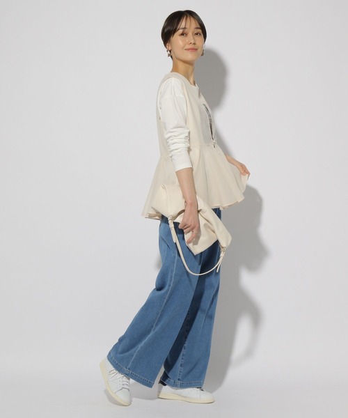 ella_selectshop エラ　ぺプラムジレ　ベスト Elura ベスト ジレ シアーペプラムジレ／327513 レディース