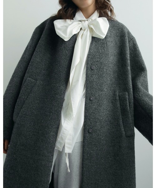 anuke アンヌーク Volume Ribbon Shirts セール】Volume Ribbon Shirts（シャツ/ブラウス）｜anuke（アンヌーク