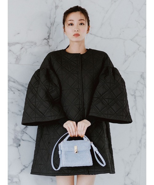 CELFORD（セルフォード） ノーカラーコート FREE ブラック レディース