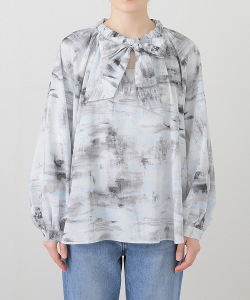 FLOWER DRAWING PRINT TOP｜J&M DAVIDSON｜ジェイアンドエム