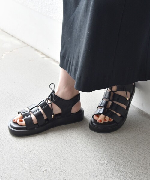 ◆関税込◆◆AMIRI◆ スクリプト プラットフォーム サンダル STACCATO | ベックプラットフォームサンダル (サンダル ) |SHEL