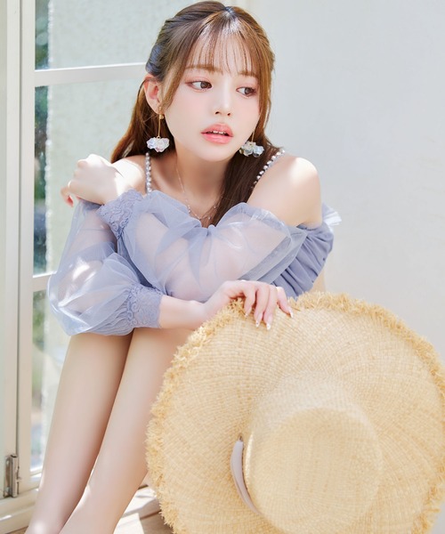 sugar nine 水着 オフショルダーシアースリーブビキニ「ビキニ」「水着