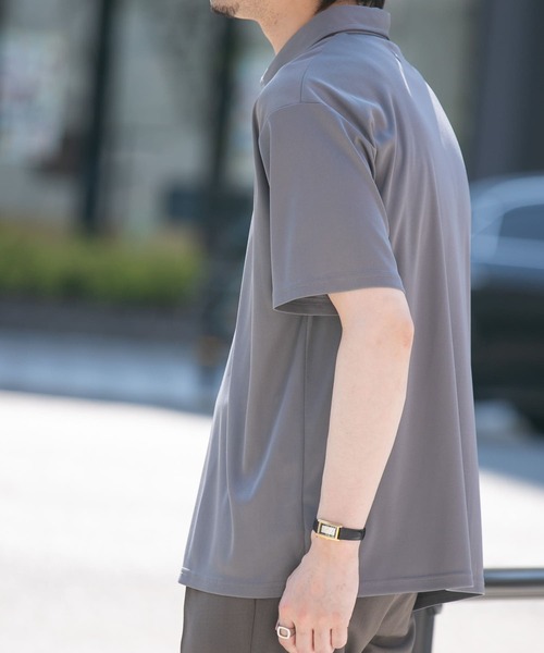 「URBAN RESEARCH ROSSO MEN」 半袖ポロシャツ MEDIUM ブラック メンズ