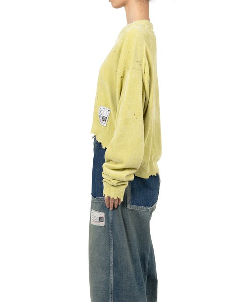 ニット セーター Distressed Knit Sweater レディースの画像